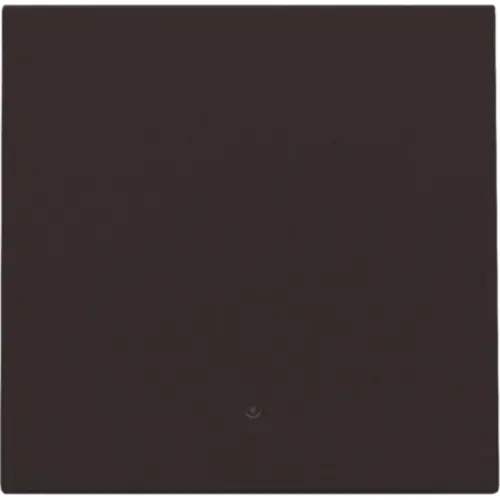 Niko 124-32002 afwerkingsset met lens voor elektronische schakelaar/dimmer dark brown coated