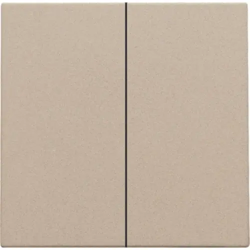 Niko 157-31004 afwerkingsset voor dubbele elektronische schakelaar champagne coated