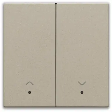 Niko 157-32006 afwerkingsset met lens voor elektronische rolluikschakelaar champagne coated