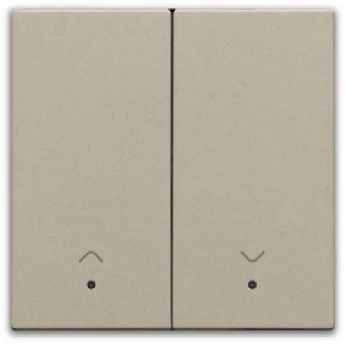 Niko 157-32006 afwerkingsset met lens voor elektronische rolluikschakelaar champagne coated