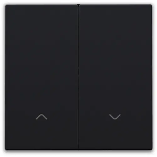 Niko 161-31006 afwerkingsset voor elektronische rolluikschakelaar black coated