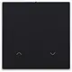 Niko 161-31006 afwerkingsset voor elektronische rolluikschakelaar black coated
