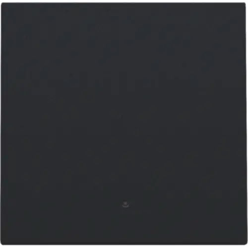 Niko 161-32002 afwerkingsset met lens voor elektronische schakelaar/dimmer black coated
