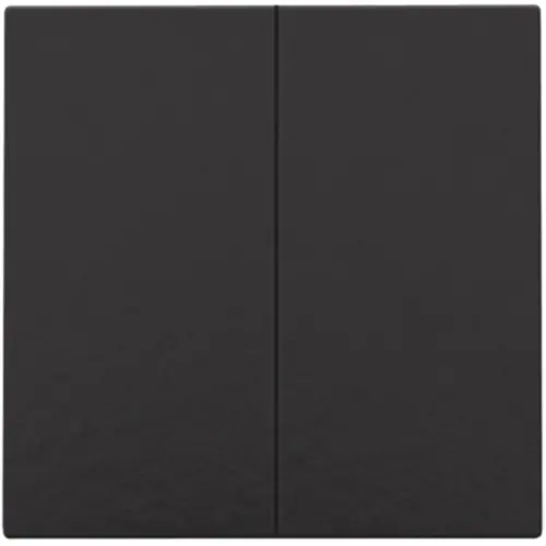 Niko 200-31004 afwerkingsset voor dubbele elektronische schakelaar piano black coated