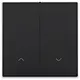 Niko 200-31006 afwerkingsset voor elektronische rolluikschakelaar piano black coated