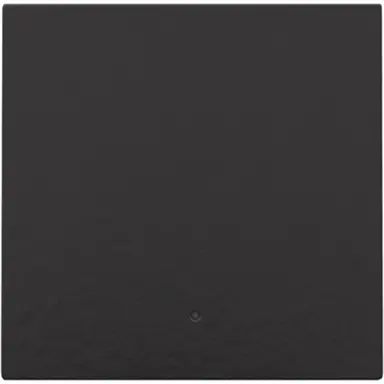 Niko 200-32002 afwerkingsset met lens voor elektronische schakelaar/dimmer piano black coated