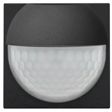 Niko 200-55511 afwerkingsset voor wandbewegingsmelder voor Niko Home Control piano black coated