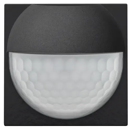 Niko 200-55511 afwerkingsset voor wandbewegingsmelder voor Niko Home Control piano black coated