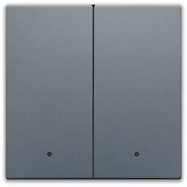 Niko 220-32006 afwerkingsset met lens voor elektronische rolluikschakelaar blue grey coated