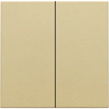 Niko 221-31004 afwerkingsset voor dubbele elektronische schakelaar gold coated