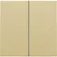 Niko 221-31004 afwerkingsset voor dubbele elektronische schakelaar gold coated