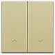 Niko 221-31006 afwerkingsset voor elektronische rolluikschakelaar gold coated