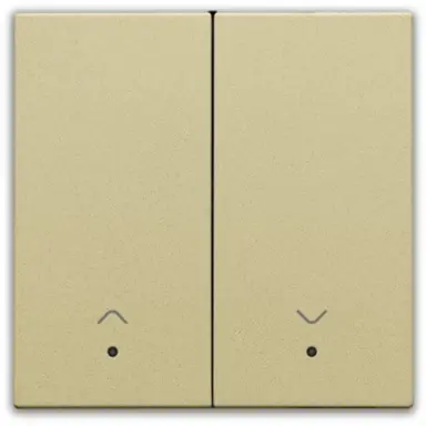 Niko 221-32006 afwerkingsset met lens voor elektronische rolluikschakelaar gold coated