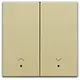 Niko 221-32006 afwerkingsset met lens voor elektronische rolluikschakelaar gold coated