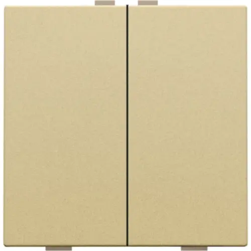Niko 221-51002 drukknop 2-voudig voor Niko Home Control gold coated