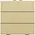 Niko 221-51006 drukknop 6-voudig voor Niko Home Control gold coated