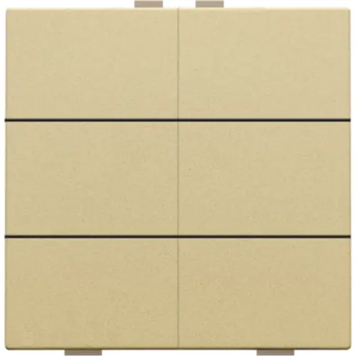 Niko 221-51006 drukknop 6-voudig voor Niko Home Control gold coated