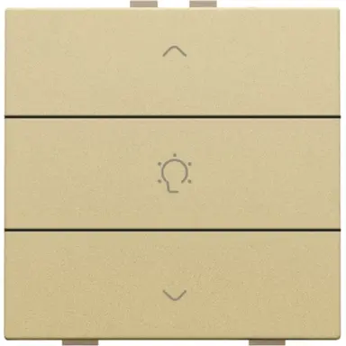 Niko 221-51043 dimbediening 1-voudig met symbool voor Niko Home Control gold coated