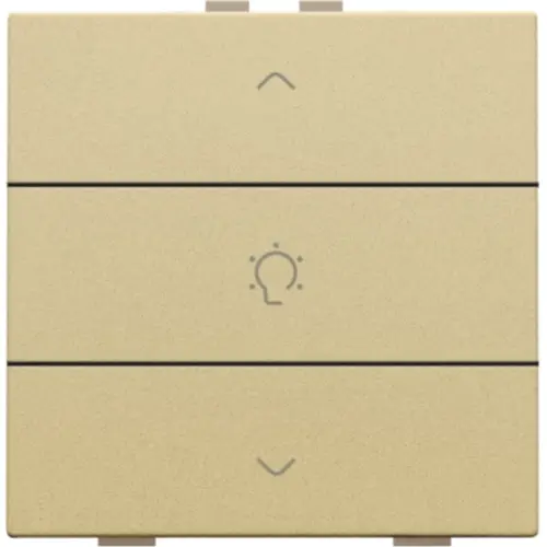 Niko 221-51043 dimbediening 1-voudig met symbool voor Niko Home Control gold coated