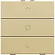 Niko 221-51043 dimbediening 1-voudig met symbool voor Niko Home Control gold coated