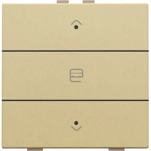 Niko 221-52033 jaloeziebediening 1-voudig met LED voor Niko Home Control gold coated