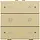 Niko 221-52036 jaloeziebediening 2-voudig met LED voor Niko Home Control gold coated
