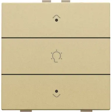 Niko 221-52043 dimbediening 1-voudig met LED en symbool voor Niko Home Control gold coated