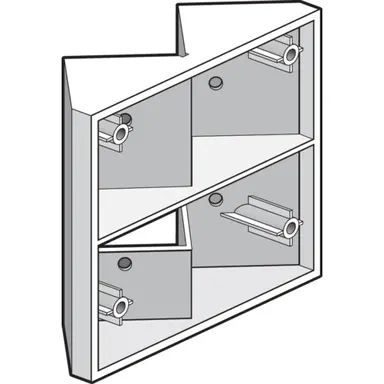 Niko 350-993991 hoekmontagebeugel