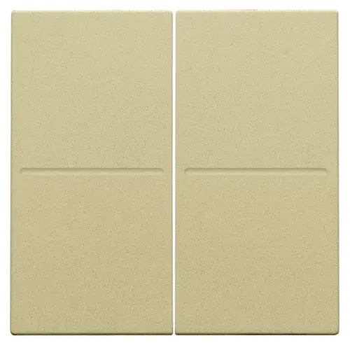 Niko 221-00060 tweevoudige toets voor draadloze wandzender gold coated