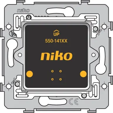 Niko 550-14117 enkelvoudige muurprint met sokkel voor Niko Home Control
