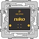 Niko 550-14117 enkelvoudige muurprint met sokkel voor Niko Home Control