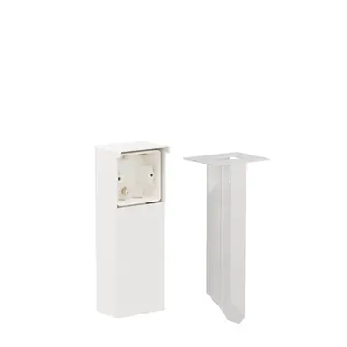 Niko 701-36810 Hydro tuinpaal 1-voudig leeg met grondpin wit