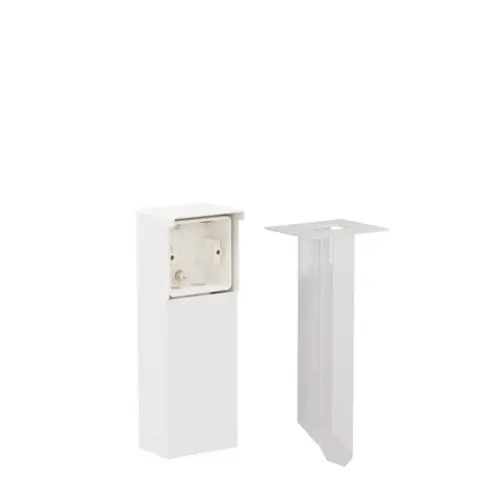Niko 701-36810 Hydro tuinpaal 1-voudig leeg met grondpin wit