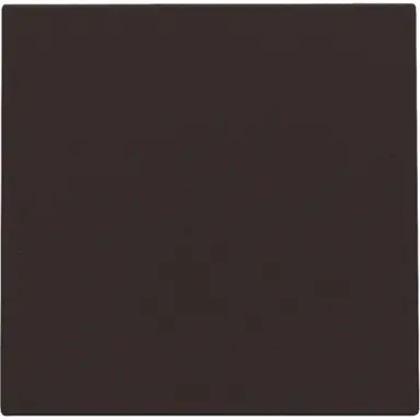 Niko 124-76001 blindplaat met kabeluitvoer zonder draagring dark brown coated