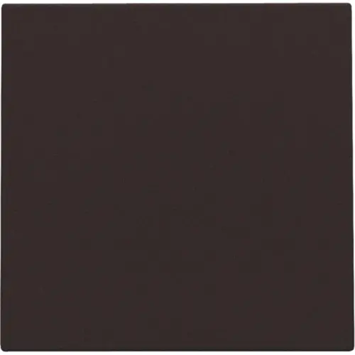 Niko 124-76001 blindplaat met kabeluitvoer zonder draagring dark brown coated