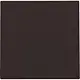 Niko 124-76001 blindplaat met kabeluitvoer zonder draagring dark brown coated