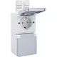 Niko 700-37832 Hydro wandcontactdoos 2-voudig randaarde met 2x M20 ingang opbouw schroefklemmen verticaal grijs