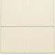 Niko 100-31008 afwerkingsset voor viervoudige schakelaar cream