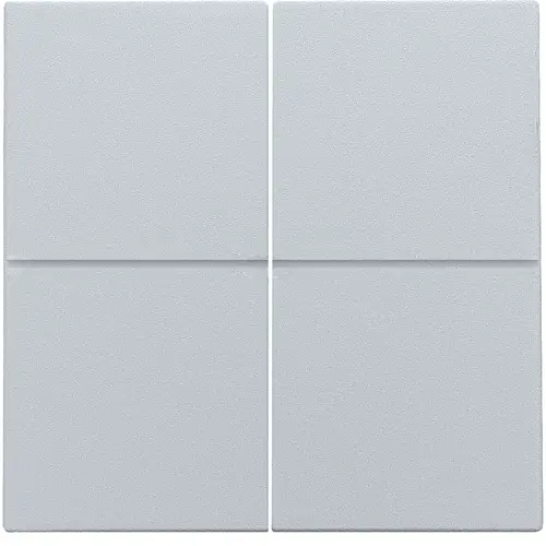 Niko 121-31008 afwerkingsset voor viervoudige schakelaar sterling coated
