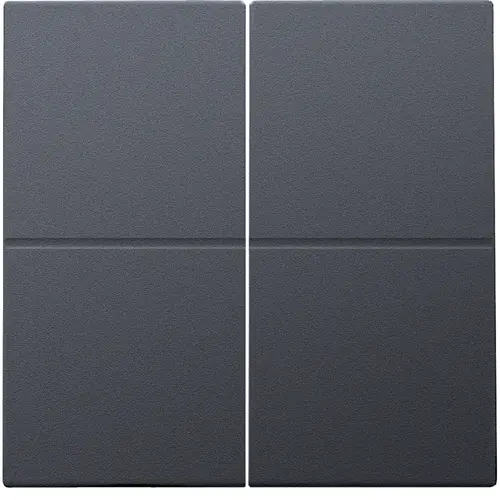 Niko 122-31008 afwerkingsset voor viervoudige schakelaar anthracite coated