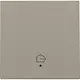 Niko 123-32902 afwerkingsset voor geconnecteerde enkele schakelaar met lens en symbool woning verlaten bronze coated