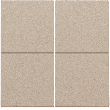 Niko 157-31008 afwerkingsset voor viervoudige schakelaar champagne coated