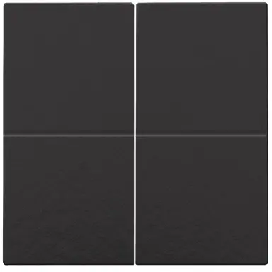 Niko 200-31008 afwerkingsset voor viervoudige schakelaar piano black coated