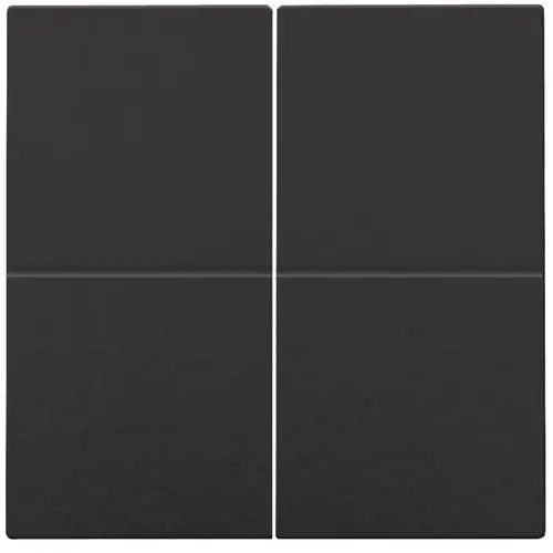 Niko 200-31008 afwerkingsset voor viervoudige schakelaar piano black coated