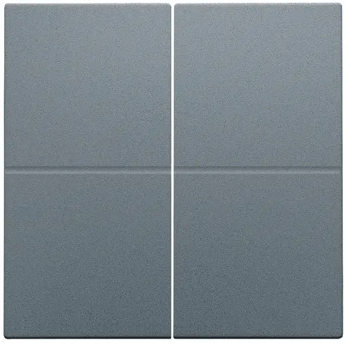 Niko 220-31008 afwerkingsset voor viervoudige schakelaar blue grey coated