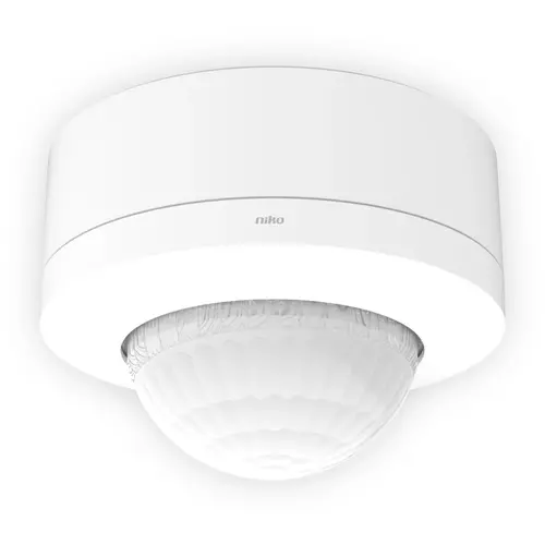 Niko 353-802111 opbouw bewegingsmelder voor hoge plafonds M42HC IP54 230 V wit