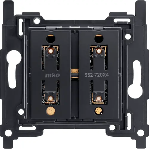 Niko 552-72004 Zigbee draadloze viervoudige schakelaar incl. sokkel met batterij