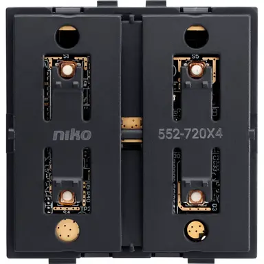 Niko 552-72014 Zigbee draadloze viervoudige schakelaar zonder sokkel met batterij