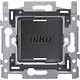 Niko 552-72020 metalen sokkel 60 x 71 met schroefbevestiging voor draadloze schakelaar met batterij