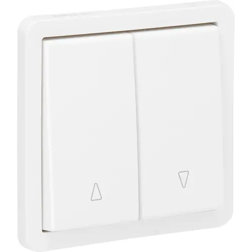 Niko 701-35915 Hydro jaloezie-rolluik drukknop elektrisch gescheiden steekklemmen 10A wit